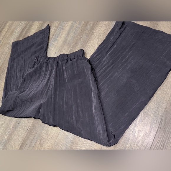 Forever 21 BOHEMIAN | WIDE LEG PANTS | BLACK |
 | SIZE: MED | - Picture 11 of 11